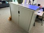 Kast kantoor voor archief grijs met roldeuren, Huis en Inrichting, Kasten | Roldeurkasten en Archiefkasten, Gebruikt, 100 tot 150 cm