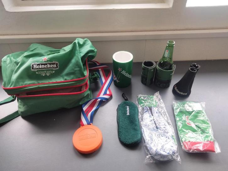 Heineken Verzameling - Koeltas, Flesopener & Meer!, Verzamelen, Overige Verzamelen, Gebruikt, Ophalen of Verzenden