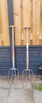 Greep / Hooivork 4 tands - 2 stuks, Ophalen, Zo goed als nieuw, Vork, Spears & Jackson -
