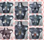 Manouk - ketting met edelsteen hangers - NIEUW, Sieraden, Tassen en Uiterlijk, Kettingen, Verzenden, Nieuw, Overige materialen