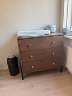 Ledikant met commode, Huis en Inrichting, Ophalen, Gebruikt, 3 of 4 laden, Minder dan 100 cm