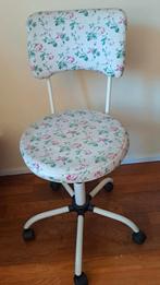 Laura Ashley  vitage retro bureaustoel, Ophalen, Gebruikt, Wit, Bureaustoel