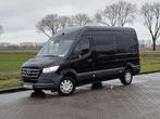MERCEDES-BENZ SPRINTER 314 dubbel cabine euro6, Auto's, Automaat, Gebruikt, Euro 6, Zwart