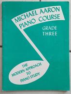 Michael Aaron Piano Course - deel 3, Muziek en Instrumenten, Les of Cursus, Gebruikt, Piano, Ophalen of Verzenden