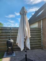 horeca parasol 3x3 creme kleur, Tuin en Terras, Parasols, Ophalen, Gebruikt, Zweefparasol