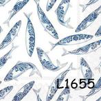 Servetten decoupage/bullet journal – vissen L1655, Verzenden, Nieuw, Materiaal