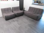 Ethnicraft N701 designzetels Eco-moss - Topstaat!, Huis en Inrichting, Ophalen, Gebruikt, Minder dan 75 cm, Design