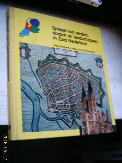 Luchtfoto's en oude kaarten van Zuid Nederland., Boeken, Atlassen en Landkaarten, Zo goed als nieuw, Landkaart, Nederland, 1800 tot 2000