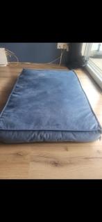 hondenmand/kussen 100cm bij 65 cm petrol blauw als nieuw, Dieren en Toebehoren, Hondenmanden, Ophalen, Zo goed als nieuw, Stof