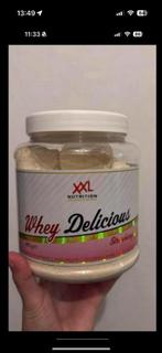 XXL nutrition strawberry banana 450 gram, Sport en Fitness, Ophalen of Verzenden, Nieuw, Poeder of Drank