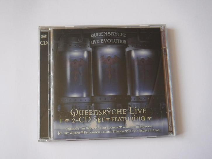 Queensrÿche – Live Evolution - 2CD set zo goed als nieuw, Cd's en Dvd's, Cd's | Hardrock en Metal, Zo goed als nieuw, Ophalen of Verzenden