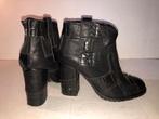 FORNARINA zwarte geheel leren enkel laarzen maat 36, Zwart, Lage of Enkellaarzen, Fornarina, Ophalen of Verzenden