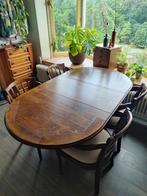 Verstelbare eettafel met stoelen, Ophalen, Gebruikt