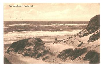 943167 Zandvoort Zee en duinen 1910  Gelopen met Postzegel beschikbaar voor biedingen