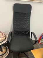 Zwarte ikea markus bureaustoel, Huis en Inrichting, Ophalen, Gebruikt, Zwart, Bureaustoel
