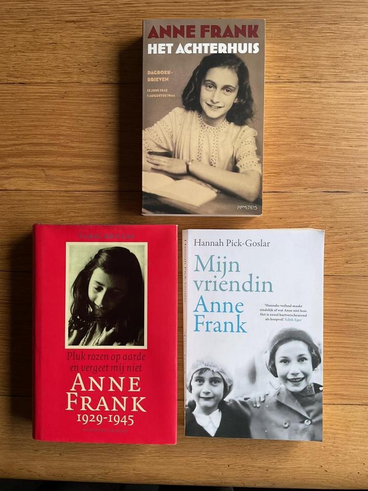 Anne Frank - Diverse boeken waaronder het Achterhuis, Boeken, Biografieën, Gelezen, Overige, Ophalen of Verzenden