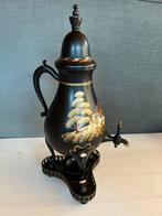Antieke Theepot met Landschapsschildering, Antiek en Kunst, Ophalen
