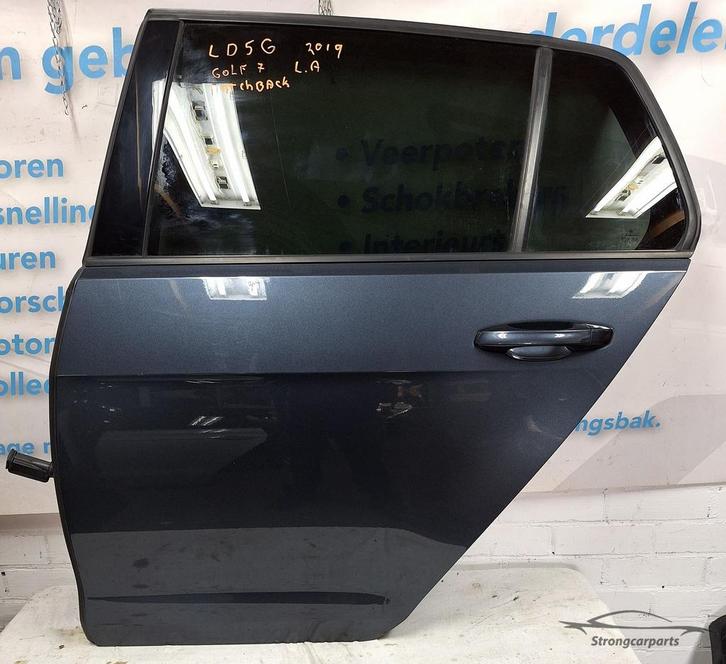 Deur Portier VW Golf 7 links achter compleet in goede staat, Auto-onderdelen, Carrosserie en Plaatwerk, Deur, Volkswagen, Gebruikt