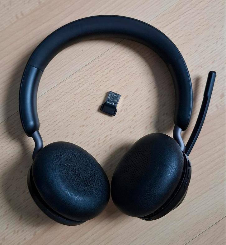 Jabra Evolve2 65 - Zo goed als nieuw, Audio, Tv en Foto, Koptelefoons, Zo goed als nieuw, Over oor (circumaural), Overige merken