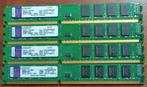 16GB DDR3 4x4GB PC3-10700 1333MHz Kingston LP Desk. 11511242, Computers en Software, RAM geheugen, Gebruikt, Verzenden, DDR3, Desktop