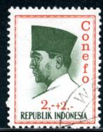 Indonesie 475 - President Soekarno, Postzegels en Munten, Zuidoost-Azië, Ophalen of Verzenden, Gestempeld