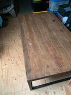 Industriële salontafel 90x160cm, Ophalen, Gebruikt, 50 tot 100 cm, Minder dan 50 cm