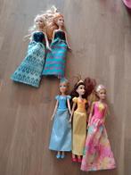 Anna en Elsa + 3 Barbies, Kinderen en Baby's, Ophalen, Gebruikt, Barbie