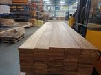 26x190mm iroko geschaafd, Doe-het-zelf en Verbouw, Hout en Planken, Nieuw, Plank, Ophalen of Verzenden, 25 tot 50 mm