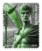 NL crypto zegel 4 - groen met NFT, Postzegels en Munten, Postzegels | Nederland, Ophalen, Na 1940, Postfris