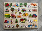 Houten puzzel boerderij 45x35 cm, Ophalen, Zo goed als nieuw