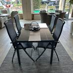 Tuinset / glazen tafel WEG = WEG (Alleen Tafel), Gebruikt, Verzenden, ., Aluminium