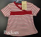 Maat 80 Tuniek rood/wit Tuuf's World *NIEUW* (8907), Meisje, Nieuw, Ophalen of Verzenden, Tuuf's World