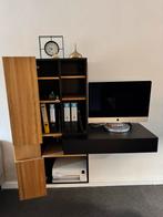 Computermeubel, Huis en Inrichting, Kasten | Computermeubels, Ophalen, 70 tot 120 cm, Eikenhout, Zo goed als nieuw