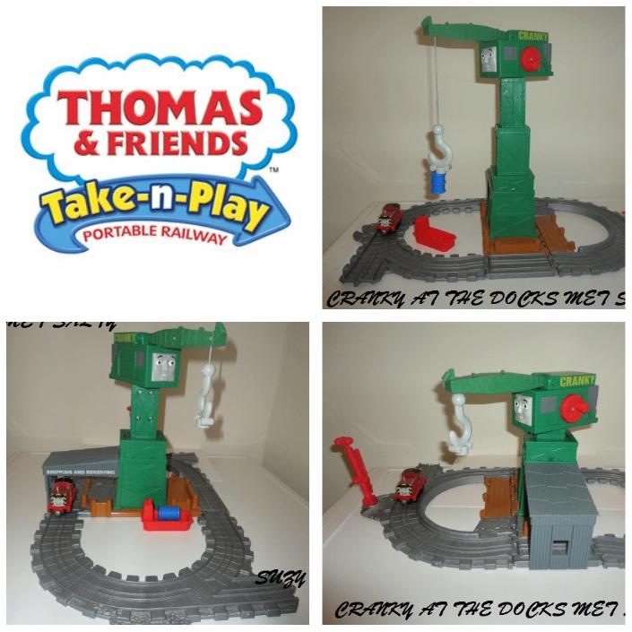 Thomas de Trein Cranky de Hijskraan at the Docks met Salty,, Ophalen of Verzenden, Gebruikt