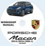 Porsche Macan Workshop manual op DVD in PDF formaat, Verzenden