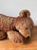 Vintage Knuffel Circus Beer, Liggende Teddy Beer, Ketting, Ophalen of Verzenden, Gebruikt, Stoffen beer, Overige merken