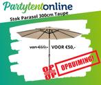 UITVERKOOP Stok parasol 300cm, Nieuw, Ophalen of Verzenden, Stokparasol, 3 tot 4 meter