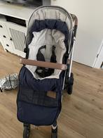 Joolz Denim Blue kinderwagen compleet met veel accesoires, Kinderen en Baby's, Kinderwagens en Combinaties, Gebruikt, Verstelbare duwstang