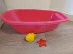 Poppenbadje 41 cm roze met 2 accessoires, Ophalen of Verzenden, Zo goed als nieuw, Overige typen
