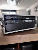 Splinternieuwe Omnitronic EPA-100BT + Nieuwe Flightcase, Muziek en Instrumenten, Versterkers | Keyboard, Monitor en PA, Ophalen of Verzenden