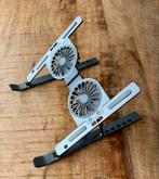 Opvouwbaar en draagbaar Notebook Cooling Pad Stand, Ophalen, Zo goed als nieuw, In hoogte verstelbaar