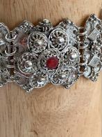Grote en brede antieke zilveren armband, Sieraden, Tassen en Uiterlijk, Antieke sieraden, Ophalen of Verzenden, Zilver, Armband