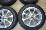 Smart fortwo forfour w453 velgen 15 inch + zomerbanden 4x100, Auto-onderdelen, Banden en Velgen, 15 inch, Velg(en), 165 mm, Gebruikt