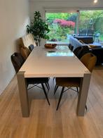 Eettafel en salonttafel, Huis en Inrichting, Tafels | Eettafels, Ophalen, Gebruikt, 100 tot 150 cm, Vijf personen of meer