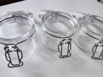 IKEA KORKEN Voorraadpot met deksel (13 cl /3 st.) beschikbaar voor biedingen