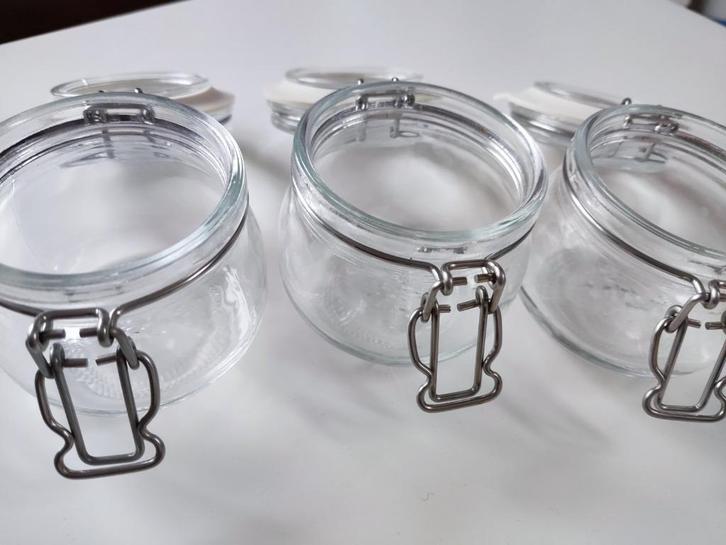 IKEA KORKEN Voorraadpot met deksel (13 cl /3 st.), Huis en Inrichting, Keuken | Keukenbenodigdheden, Zo goed als nieuw, Ophalen of Verzenden