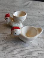 2x eierdopjes in de vorm van een haan en een kip, Huis en Inrichting, Keuken | Servies, Ophalen, Overige stijlen, Overige typen