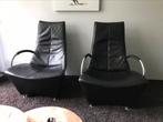 2 Sitting Vision fauteuils, Gebruikt, Leer, 75 tot 100 cm, 50 tot 75 cm