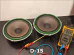 Wharfedale 1091/17 woofers uit Linton 3, Ophalen of Verzenden, Gebruikt, Front, Rear of Stereo speakers, Overige merken