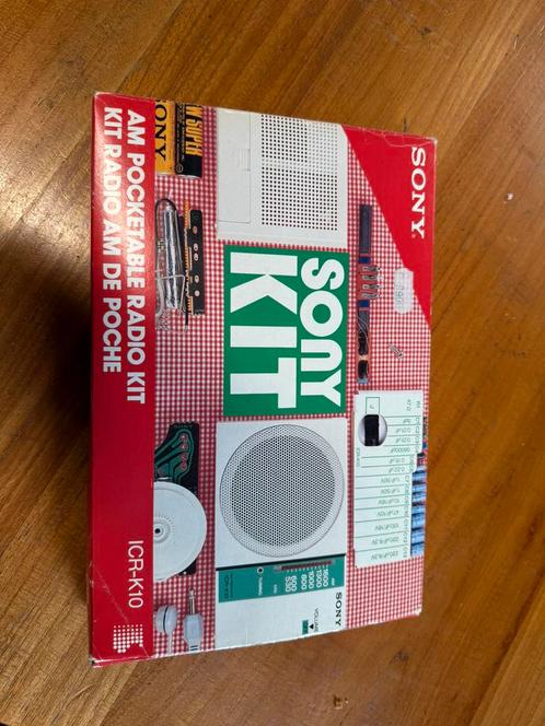 Sony kit ICR-K10, bouw je eigen radio collectorsitem, Verzamelen, Speelgoed, Nieuw, Ophalen of Verzenden